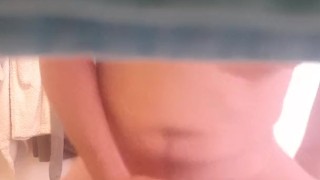 Hands free cum dildo