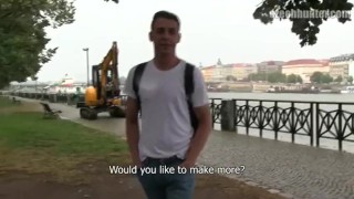  CZECH HUNTER 364 - Handsome Looking Hunk Gets Cash To Suck & Fuck A Big Dick
