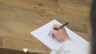 PUREMATURE Big dick with inked up MILF