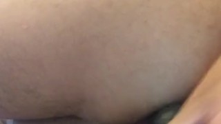 I pound my ass with a knot dildo