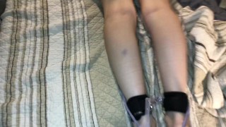 My 18 year old GF lets me throw her and hog tie her... oral creampie
