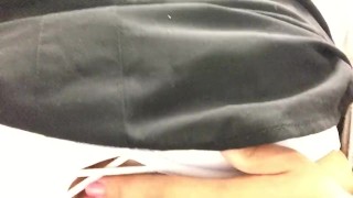 Flashing my tits at work