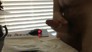 Busting a nut while watching porn