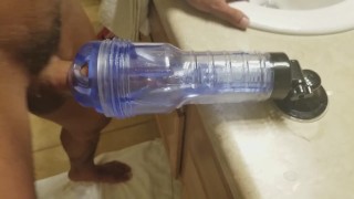 Fucking Fleshlite Turbo on Counter