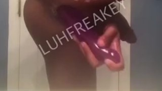 Playing around with my dildo