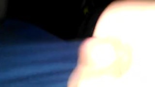 stroking my hard cock at work