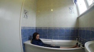 Estate Agent Takes A Dip Fully Clothed