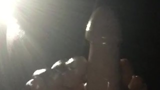 Massaging dick
