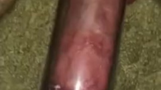 Pumping my cock from 7” to 9”