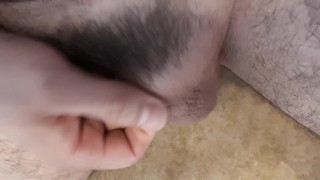 Finger inside my nuts until I cum