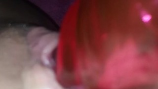 Close up vibrator play
