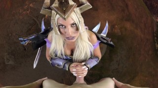 Bridgette B is your Warlock mistress and she's commanding you to cum