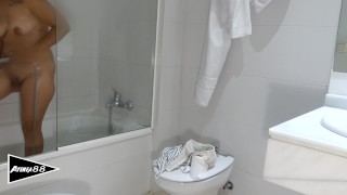 my sister in-law spied in shower and pissing