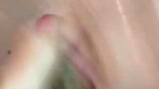 Cuming in the shower