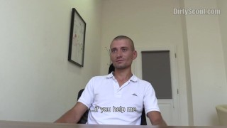  DIRTY SCOUT 144 - Short Haired Skinny Dude Rides A Raw Cock Hard