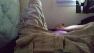 Hottest male solo huge cumshot with pre cum