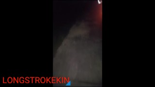 Late night walk turned into the public masturbation session