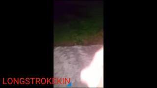 Late night walk turned into the public masturbation session