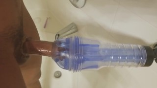 Fucking Fleshlite Turbo In Shower 6 With Cock Ring