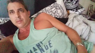BIG BONER DILF Celeb Cory Bernstein shows morning BIG DICK