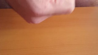Masturbating while watching porn.