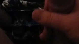 Me strocking my cock!!