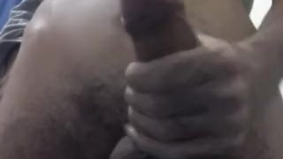 Having some fun alone with my big cock