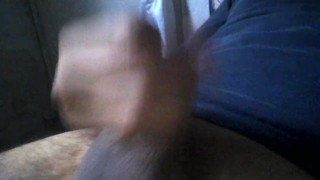 Hot German cums his milk on his cock