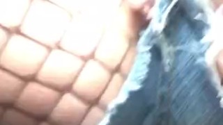 A flash with fishnets