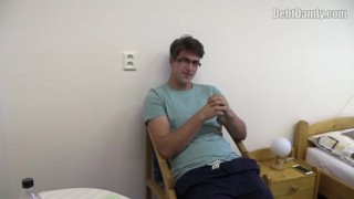  DEBT DANDY 256 - Nerdy Dude With Glasses Pays His Debts With His Ass