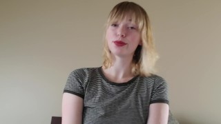 begs for Stepdaddy's cum joi