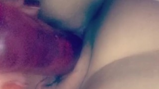 Quick dildo action