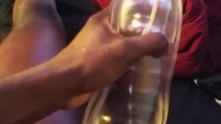 BBC Fast Stroking With Stroker