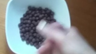 boy cum in breakfast