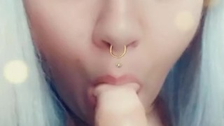Beautiful Blonde Sucking Dick