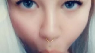 Beautiful Blonde Sucking Dick