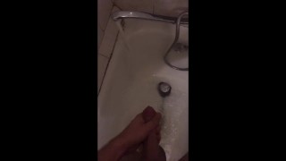 Pissing and jerk off