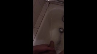 Pissing and jerk off