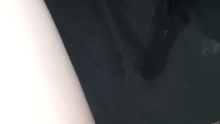 Lana Rhoades helped me squirt on my big pink dildo
