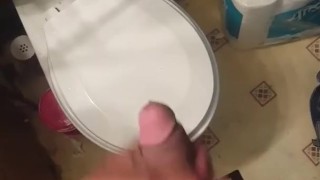 Hung light skinned jock stroking