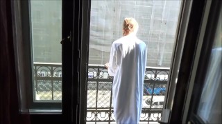 Morning anal quickie ends with my pussy covered in sticky cum