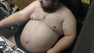 oiled up belly