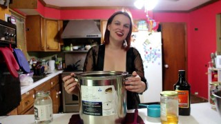 Peach cobbler moonshine diy