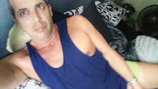Tricked DILF Male Celebrity Cory Bernstein to MASTURBATE and EAT his CUM
