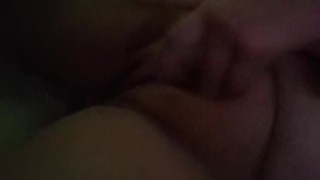 Bbw plays with herself while husband is at work