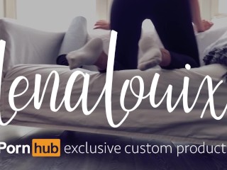 Fuck her hard - Ripped yoga pants and ankle socks - LenaLouix Custom