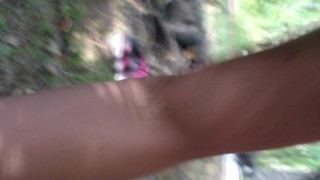 sex and pissing in a forrest