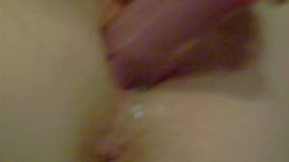 vibrator fun with dripping pussy