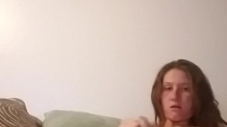 Fucking my tight little pussy