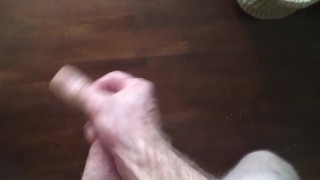 POV Solo Jerking Out a Load After Edging